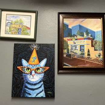 El Gato Azul - Art in the baño. - Tapas Bars Near Me - Prescott, Arizona