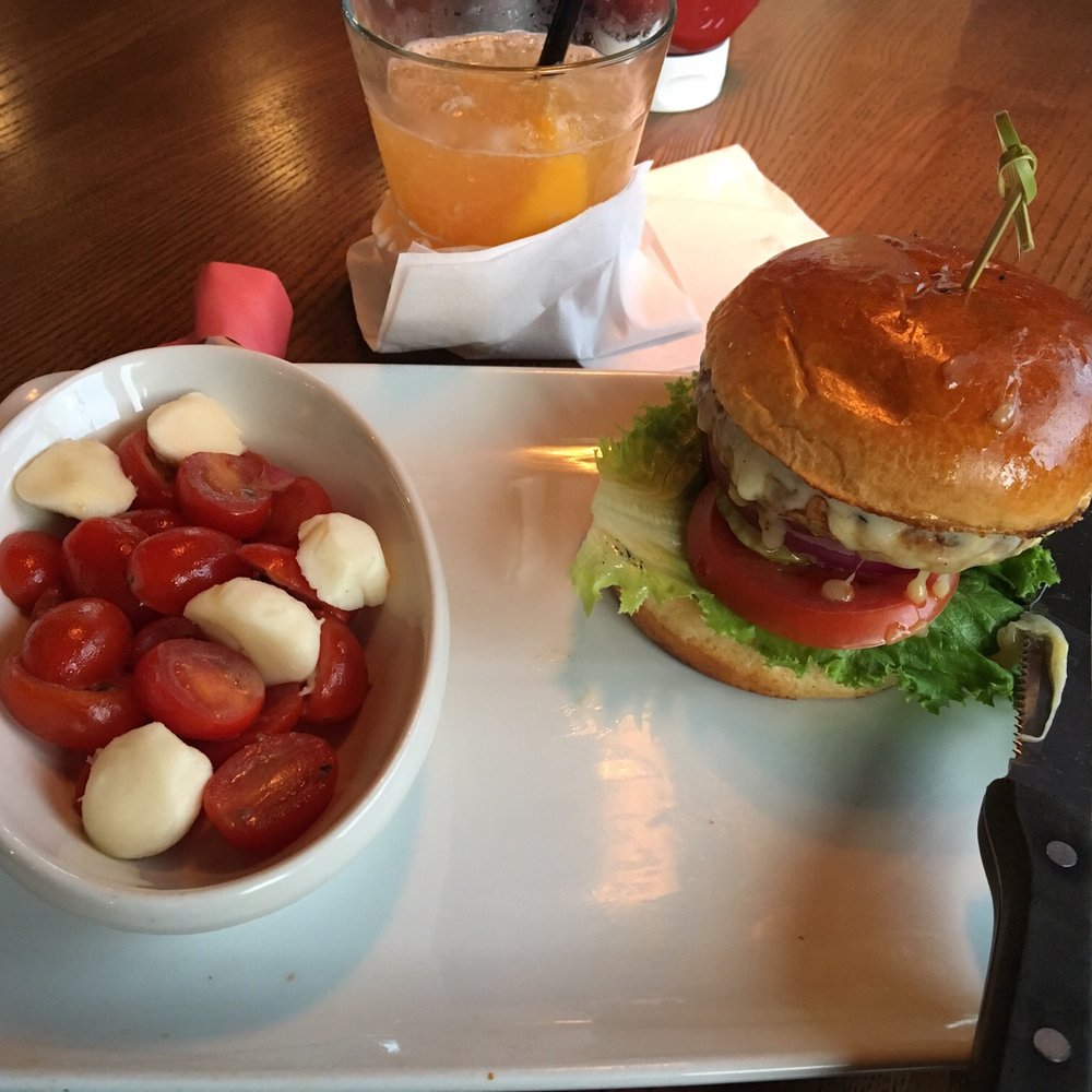 TGI Fridays Bridgeport - Turkey burger with tomato/mozzarella side salad substitution for fries - Burgers Near Me - Bridgeport, West Virginia TGI Fridays Bridgeport - Turkey burger with tomato/mozzarella side salad substitution for fries - Burgers Near Me - Bridgeport, West Virginia