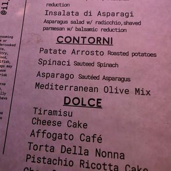 IL Nido - Menu - Sicilian Near Me - Sherman Oaks, California