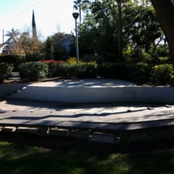 Broadway Park - The Outdoor Stage Area With Pleanty Of Seating :-)