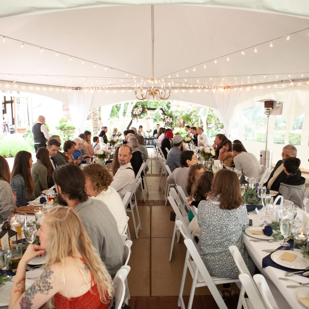 Lairmont Manor - Dinner outside under the tent - Venues & Event Spaces Near Me - Bellingham, Washington