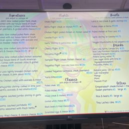 Their menu.