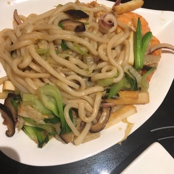Funny BBQ - Seafood stir fried udon - Hot Pot Near Me - New York, New York Funny BBQ - Seafood stir fried udon - Hot Pot Near Me - New York, New York