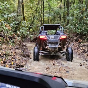 Out The Top Adventures - Lots of mud and water from last night's downpours. - ATV Rentals/Tours Near Me - Campton, Kentucky Out The Top Adventures - Lots of mud and water from last night's downpours. - ATV Rentals/Tours Near Me - Campton, Kentucky