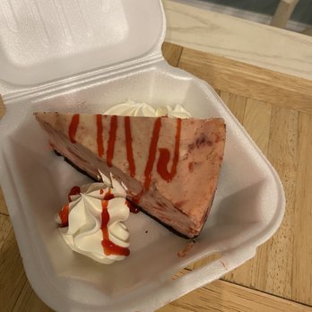 Pastabilities - Strawberry and Cream cheesecake--delivery - Italian Near Me - Greensboro, North Carolina Pastabilities - Strawberry and Cream cheesecake--delivery - Italian Near Me - Greensboro, North Carolina