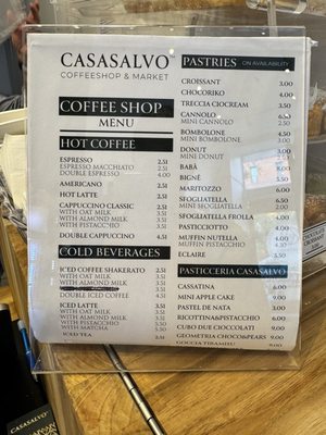 Menu photo 3 Casasalvo - Amsterdam Ave New York, NY Menu photo 3 Casasalvo - Amsterdam Ave New York, NY