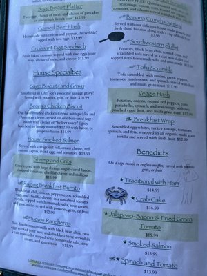 Menu photo 6 Sage Biscuit Cafe - Downtown Bradenton, FL