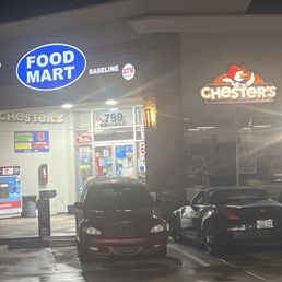 Exterior outside entrance of Chesters Chicken - This is the front of the store with the disrespectful clerk that wouldn't serve me ice cream because he was too busy on his phone - San Bernardino, California Exterior outside entrance of Chesters Chicken - This is the front of the store with the disrespectful clerk that wouldn't serve me ice cream because he was too busy on his phone - San Bernardino, California