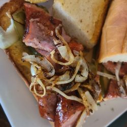 GRILLED POLISH KIELBASA  SAUTÉED ONION & CUCUMBER