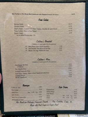 Menu photo 2 Edelweiss Auburn, CA