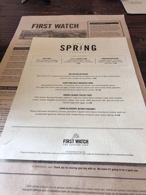Menu photo 5 First Watch Ft Collins, CO