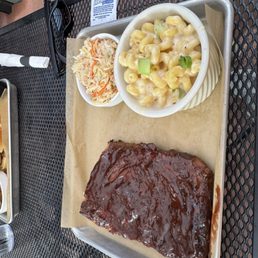 Smoke show - Ribs, coleslaw and Mac n cheese Smoke show - Ribs, coleslaw and Mac n cheese