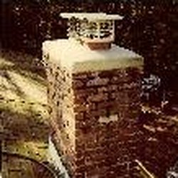 Suncoast Fireplace Chimney & Dryer Vent Cleaning - Brick Chimney New Crown and Cap After
