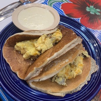 The Flying Biscuit Cafe - Taco pancakes - Southern Near Me - Sandy Springs, Georgia The Flying Biscuit Cafe - Taco pancakes - Southern Near Me - Sandy Springs, Georgia