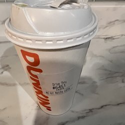 Dunkin - Fishy mocha latte