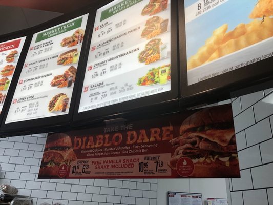 Menu photo 1 Arby's Lebec, CA