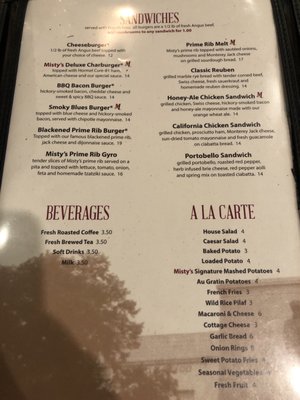 Menu photo 4 Misty's Steakhouse & Brewery Lincoln, NE Menu photo 4 Misty's Steakhouse & Brewery Lincoln, NE