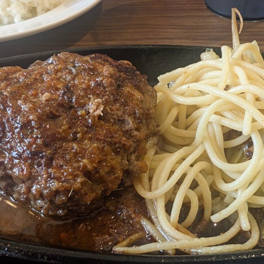 Marujuu - Hamburg with sweet garlic soy glaze. - Japanese Near Me - Honolulu, Hawaii Marujuu - Hamburg with sweet garlic soy glaze. - Japanese Near Me - Honolulu, Hawaii