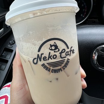 Neko Cafe - Brown sugar milk tea (not on the menu) - Bubble Tea Near Me - Riverside, California