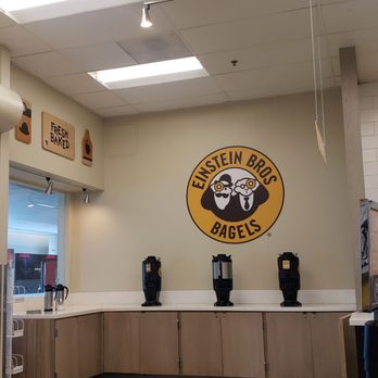 Einstein Bros. Bagels - Self serve coffee area - Bagels Near Me - Ontario, California Einstein Bros. Bagels - Self serve coffee area - Bagels Near Me - Ontario, California