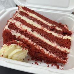 Kickin’ Pizza - Red Velvet Big Cake Slice $7.99