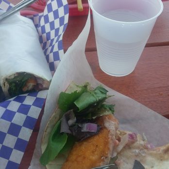 The Waterfront Cafe - One chicken nugget in a stale, cold, packaged pita. $12. - Sandwiches Near Me - Chicago, Illinois The Waterfront Cafe - One chicken nugget in a stale, cold, packaged pita. $12. - Sandwiches Near Me - Chicago, Illinois