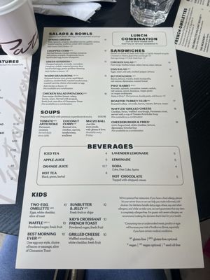 Menu photo 2 Cafe Patachou Indianapolis, IN