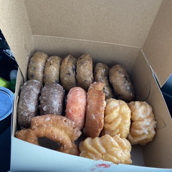 Donut Land - blueberry cake, chocolate cake, cherry cake, sour cream, crueller - Donuts Near Me - Brunswick, Ohio
