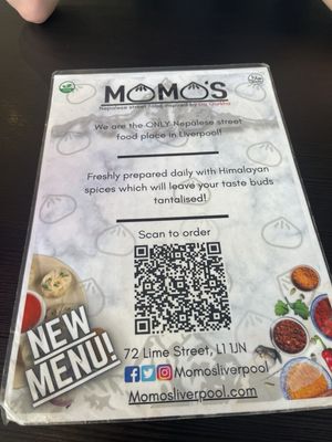 Menu photo 2 Momo's Liverpool, XMS