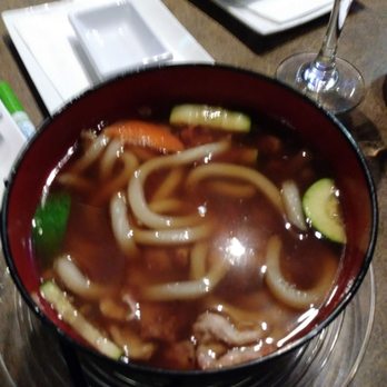Kabuki Sushi - Chicken Udon Soup. Its really good, the chicken has great lemony flavor - Japanese Near Me - Antioch, California