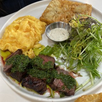 Yang’s Kitchen - Breakfast plate with hangar steak - Asian Fusion Near Me - Alhambra, California