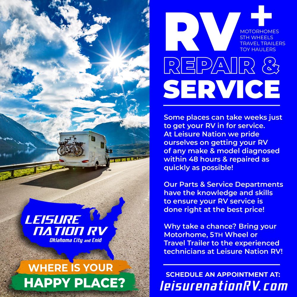 LEISURE NATION RV Updated October 2024 3601 N Van Buren Bypass Enid