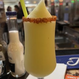 a margarita with a lime garnish a margarita with a lime garnish