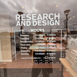 Research and Design - Hours