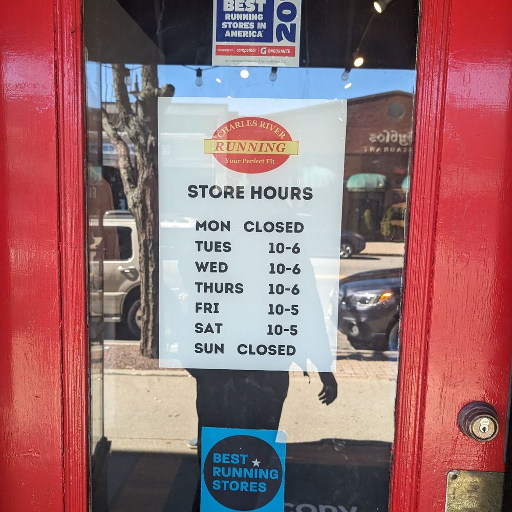 Charles River Running - Shoe Stores Near Me - Norwood, Massachusetts