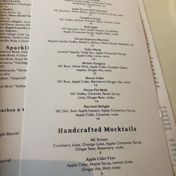 Lucky 32 Southern Kitchen - Beverage menu - New American Near Me - Cary, North Carolina