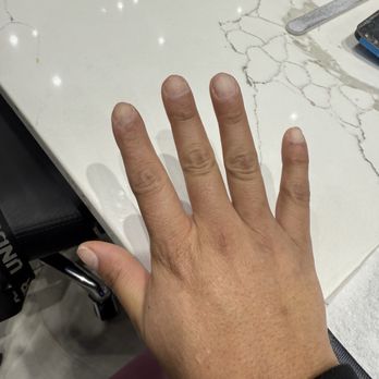 Glow Bakery & Nails - Before Lina's magic - Nail Salons Near Me - Ontario, California