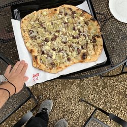 The Stone Barn - Greek Pizza was weird taste at the beginning but then I caught up with a taste