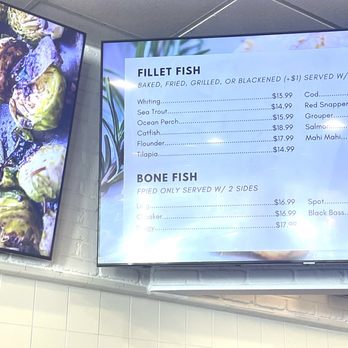 Mid Atlantic Seafood - The Fish Menu - Seafood Near Me - Laurel, Maryland