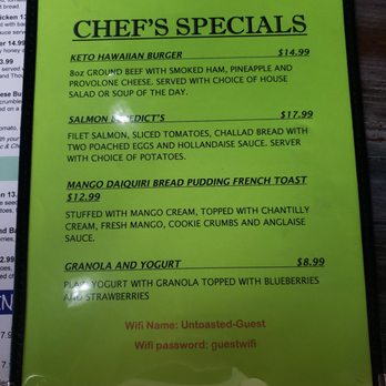 Untoasted - Menu - Breakfast & Brunch Near Me - Hallandale Beach, Florida Untoasted - Menu - Breakfast & Brunch Near Me - Hallandale Beach, Florida