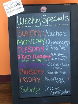 Menu photo 2 Barraza’s Mexican Food Fredonia, AZ