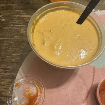 Pleasure Platters - #14 Lobster Bisque w/ Fried Pita 16 Oz - Seafood Near Me - Philadelphia, Pennsylvania Pleasure Platters - #14 Lobster Bisque w/ Fried Pita 16 Oz - Seafood Near Me - Philadelphia, Pennsylvania