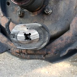 Small Engine MD - Trailer brakes that are worn and require replacement.