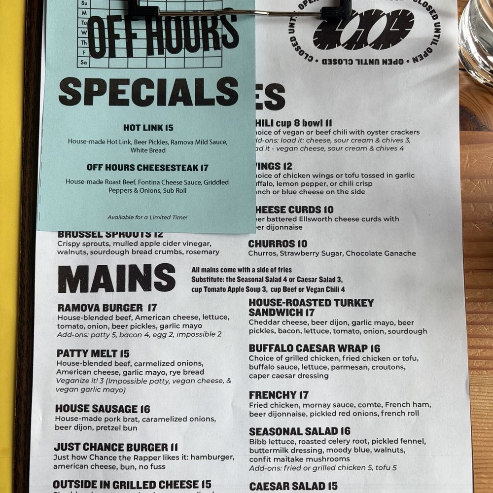 Off Hours Beer Co - Burgers Near Me - Chicago, Illinois Off Hours Beer Co - Burgers Near Me - Chicago, Illinois