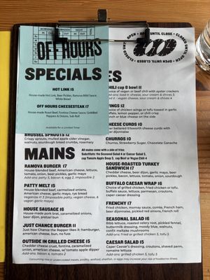 Menu photo 3 Off Hours Beer Co Chicago, IL