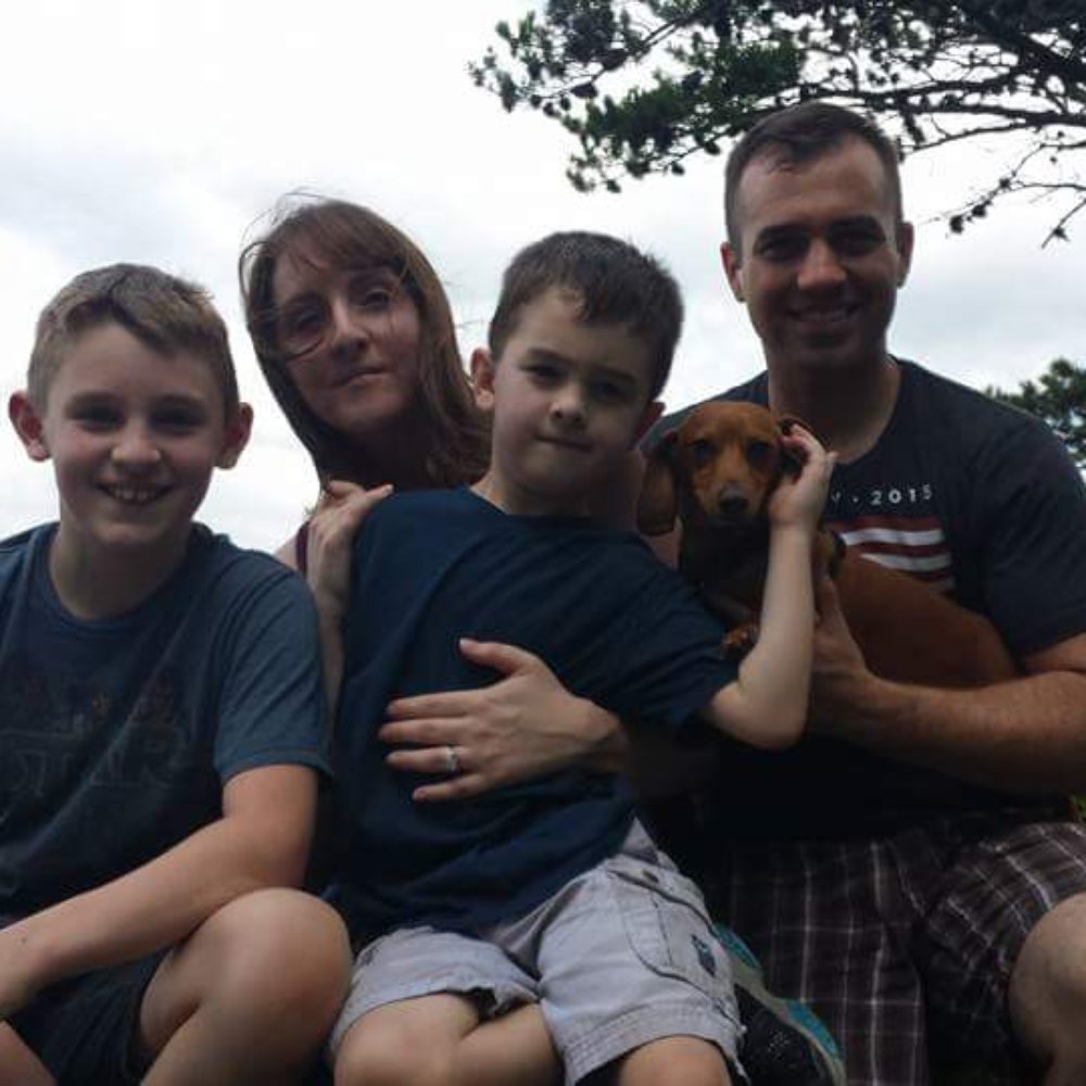 Family pic at the top of the ridge. Family pic at the top of the ridge.