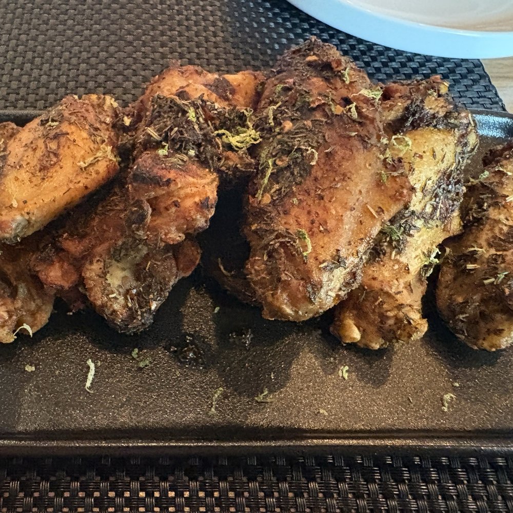 Jerk chicken Crispy Wings Jerk chicken Crispy Wings