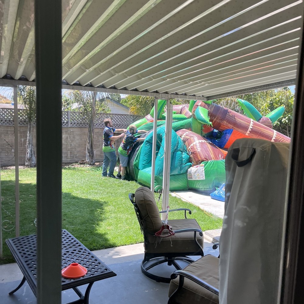 Ty's Bounce Barn - I realize I got a lot of pictures with kids in it but this is the only one I have without kids. This was as they set it up. - Bounce House Rentals Near Me - Creston, California