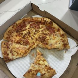 Pepperoni and cheese Pepperoni and cheese