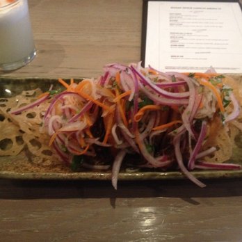 Pisco Y Nazca - Butichino, a delicious play on the pulled pork roll, pisco sour in the background - Gastropubs Near Me - Kendall, Florida Pisco Y Nazca - Butichino, a delicious play on the pulled pork roll, pisco sour in the background - Gastropubs Near Me - Kendall, Florida